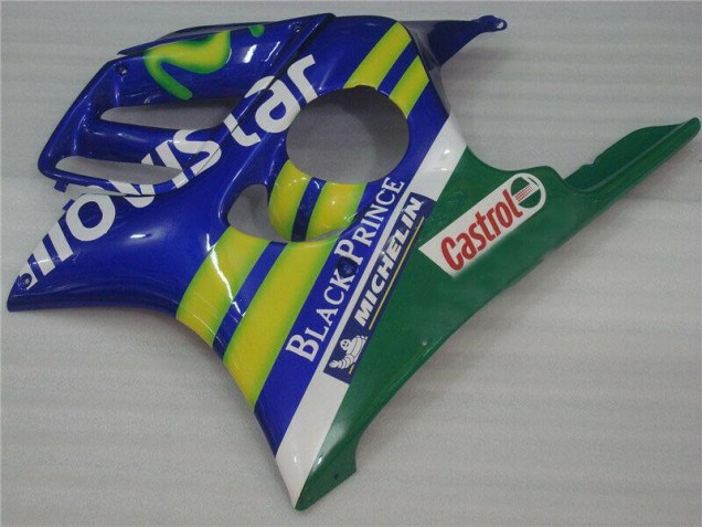 Bleu Movistar Castrol Carénage Moto CBR 600 F3 95-98 Bleu Movistar Castrol Carénage Moto CBR 600 F3 95-98