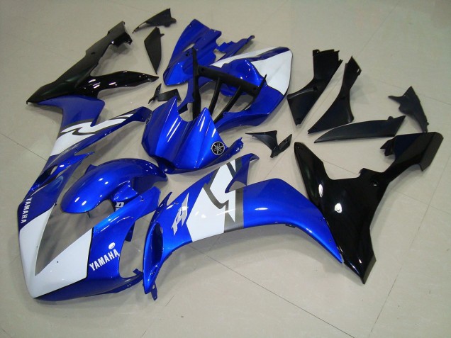 Bleu Noir Blanc Carénage Moto R1 04-06 Bleu Noir Blanc Carénage Moto R1 04-06