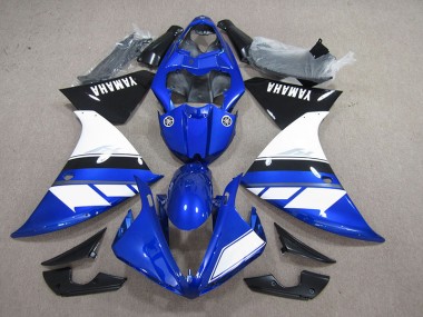 Bleu Noir Blanc Carénage Moto R1 12-14