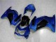 Bleu Noir Carénage Moto EX250 08-12 Bleu Noir Carénage Moto EX250 08-12