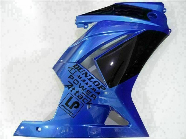 Bleu Noir Carénage Moto EX250 08-12 Bleu Noir Carénage Moto EX250 08-12