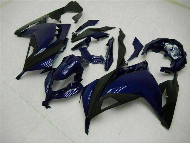 Bleu Noir Carénage Moto EX300 13-16