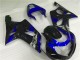 Bleu Noir Carénage Moto GSXR 1000 K1 00-02 Bleu Noir Carénage Moto GSXR 1000 K1 00-02