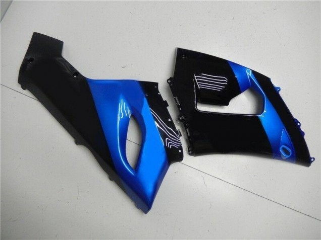 Bleu Noir Carénage Moto ZX6R 05-06