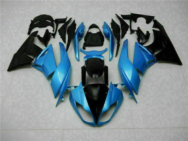 Bleu Noir Carénage Moto ZX6R 09-12