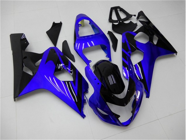 Bleu Noir Carénages Moto GSXR 600 / 750 K4 04-05 Bleu Noir Carénages Moto GSXR 600 / 750 K4 04-05