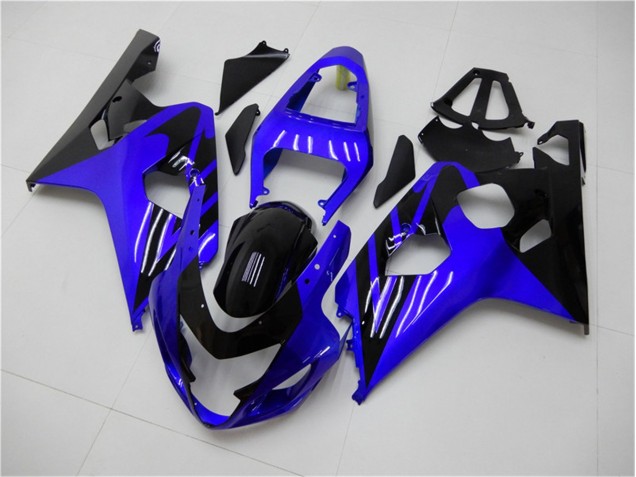 Bleu Noir Carénages Moto GSXR 600 / 750 K4 04-05 Bleu Noir Carénages Moto GSXR 600 / 750 K4 04-05
