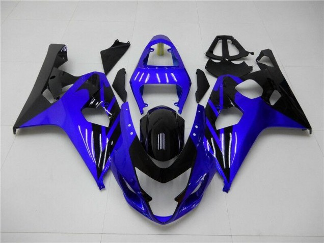 Bleu Noir Carénages Moto GSXR 600 / 750 K4 04-05 Bleu Noir Carénages Moto GSXR 600 / 750 K4 04-05