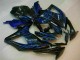 Bleu Noir Carénages Moto GSXR 600 / 750 K8 08-10
