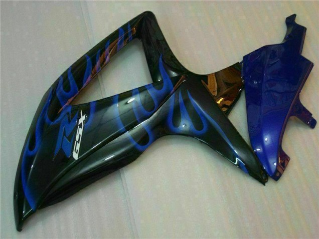 Bleu Noir Carénages Moto GSXR 600 / 750 K8 08-10