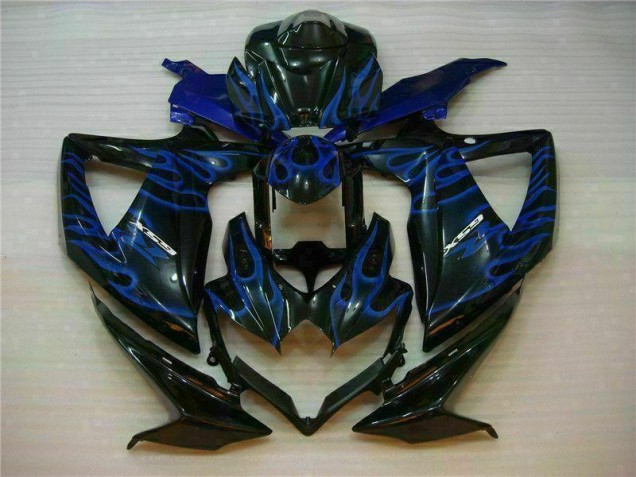 Bleu Noir Carénages Moto GSXR 600 / 750 K8 08-10