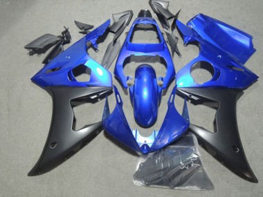 Bleu Noir Carénages Moto R6 03-05