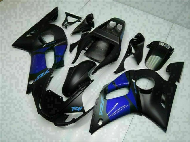Bleu Noir Carénages Moto R6 98-02 Bleu Noir Carénages Moto R6 98-02