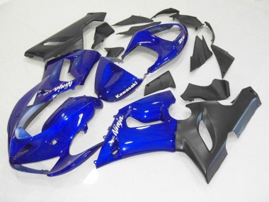 Bleu Noir Carénages Moto ZX6R 05-06