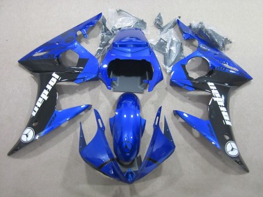 Bleu Noir Carrosserie Moto R6 03-05