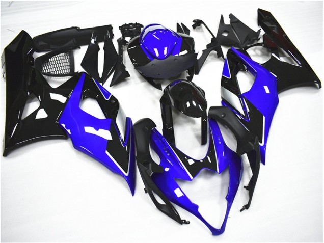 Bleu Noir Kit Carénages Motos Complet GSXR 1000 K5 05-06