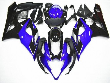 Bleu Noir Kit Carénages Motos Complet GSXR 1000 K5 05-06