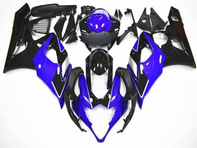 Bleu Noir Kit Carénages Motos Complet GSXR 1000 K5 05-06