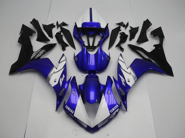 Bleu Noir Kit Carénages Motos Complet R1 04-06