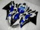 Bleu Noir Kit Carénages Motos Complet R6 08-16