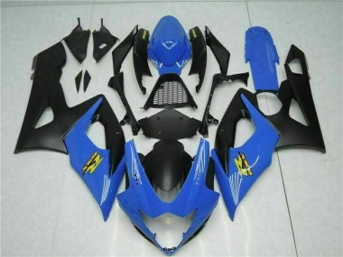 Bleu Noir Kit Carénages Motos GSXR 1000 K5 05-06