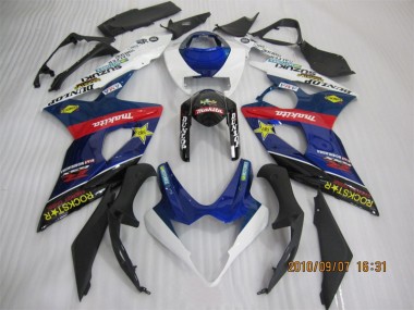 Bleu Noir Rockstar Carénage Moto GSXR 1000 K5 05-06