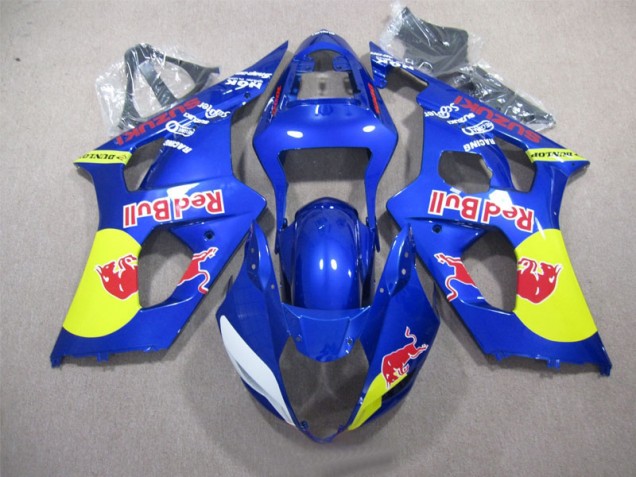Bleu Red Bull Carénage Moto GSXR 1000 K3 03-04 Bleu Red Bull Carénage Moto GSXR 1000 K3 03-04