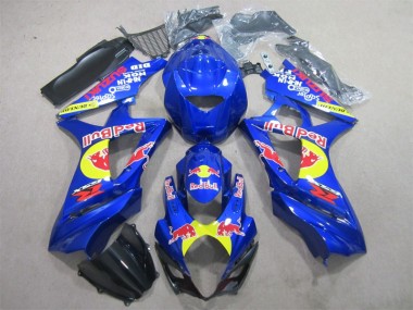 Bleu Red Bull Carénage Moto GSXR 1000 K7 07-08