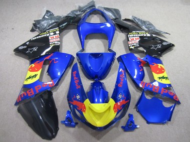 Bleu Red Bull Ninja Carénage Moto ZX6R 05-06