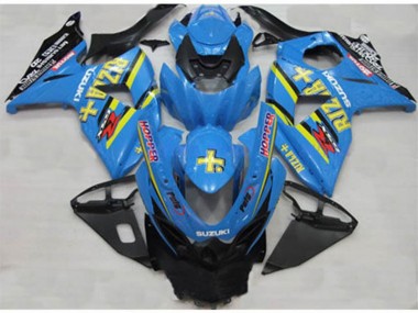 Bleu Rizla Hopper Carénage Moto GSXR 1000 K9 09-16