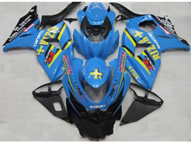 Bleu Rizla Hopper Carénage Moto GSXR 1000 K9 09-16 Bleu Rizla Hopper Carénage Moto GSXR 1000 K9 09-16