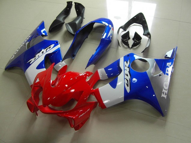 Bleu Rouge Blanc Carénage Moto CBR 600 F4i 04-07 Bleu Rouge Blanc Carénage Moto CBR 600 F4i 04-07
