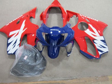 Bleu Rouge Carénage Moto CBR 600 F4 99-00