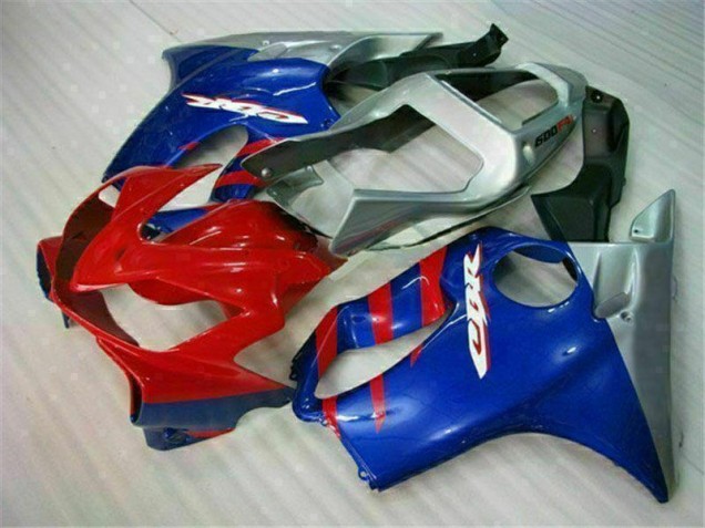 Bleu Rouge Carénage Moto CBR 600 F4i 01-03