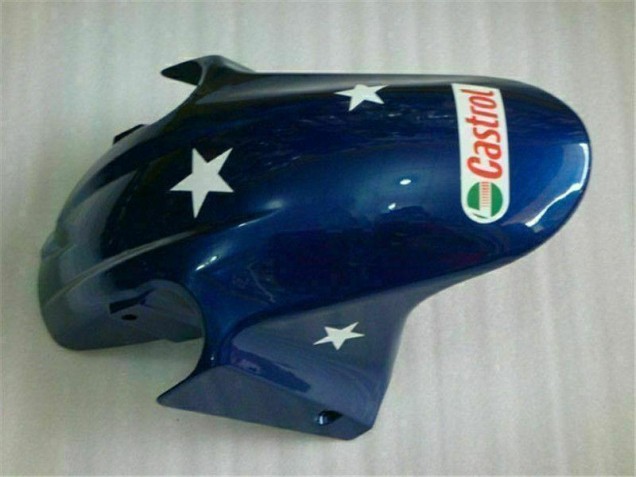 Bleu Rouge Castrol Cycle World Carénage Moto CBR 600 F4i 04-07 Bleu Rouge Castrol Cycle World Carénage Moto CBR 600 F4i 04-07