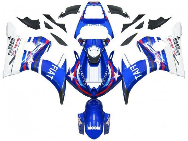 Bleu Star Fiat Carénage Moto R6 03-05