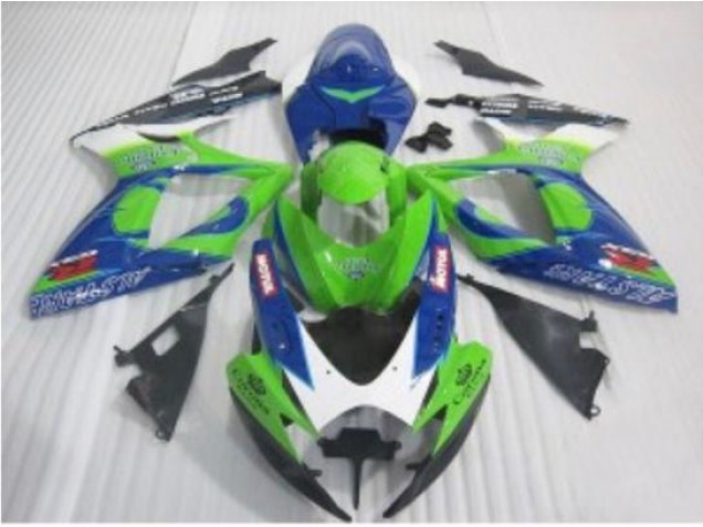 Bleu Vert Carénage Moto GSXR 600 / 750 K6 06-07