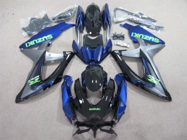Bleu Vert Décalque Carénage Moto GSXR 600 K8 08-10