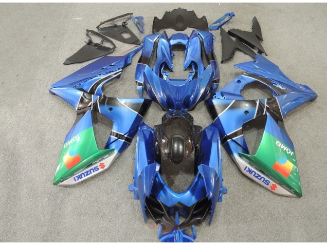 Bleu Vert JOMO Carénage Moto GSXR 1000 K9 09-16 Bleu Vert JOMO Carénage Moto GSXR 1000 K9 09-16