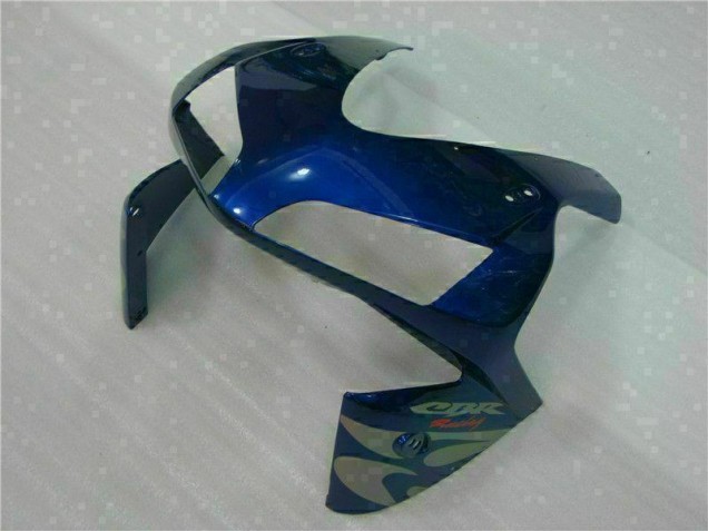 Bleu avec Argent Flamme Carénage Moto CBR 600 RR 03-04