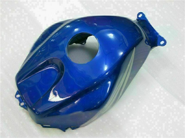 Bleu avec Argent Flamme Carénage Moto CBR 600 RR 03-04