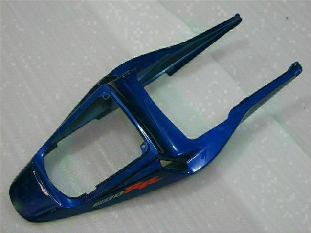 Bleu avec Argent Flamme Carénage Moto CBR 600 RR 03-04