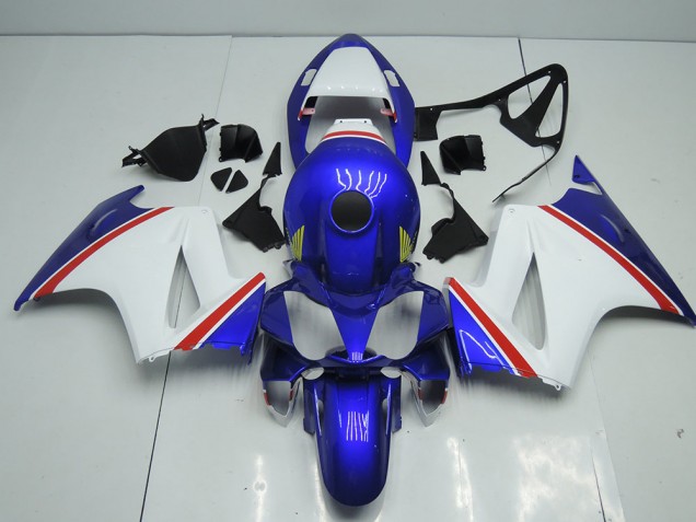 Bleu et Blanc Carénage Moto VFR 800 02-13 Bleu et Blanc Carénage Moto VFR 800 02-13
