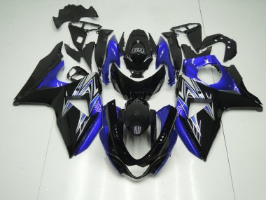 Bleu et Noir Carénage Moto GSXR 1000 K9 09-16