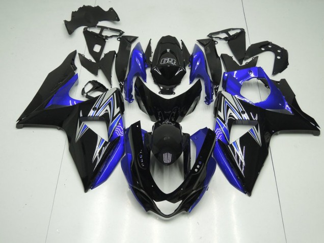 Bleu et Noir Carénage Moto GSXR 1000 K9 09-16