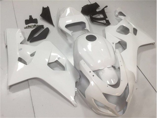 Brillant Blanc Carénage Moto GSXR 600 / 750 K4 04-05 Brillant Blanc Carénage Moto GSXR 600 / 750 K4 04-05