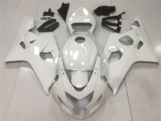 Brillant Blanc Carénage Moto GSXR 600 / 750 K4 04-05 Brillant Blanc Carénage Moto GSXR 600 / 750 K4 04-05