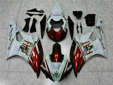 Brun Blanc Carénage Moto R6 06-07