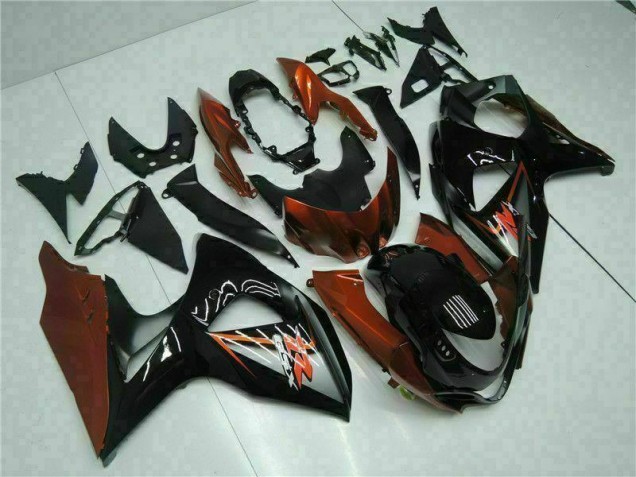 Brun Noir Carénages Moto GSXR 1000 K9 09-16 Brun Noir Carénages Moto GSXR 1000 K9 09-16