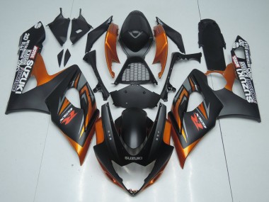Brun et Noir Mat Carénage Moto GSXR 1000 K5 05-06